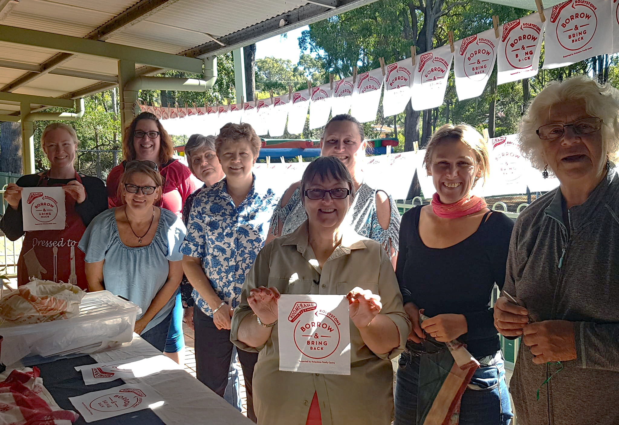 Making Boomerang Bags